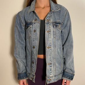 Lucky brand oversized jean jacket